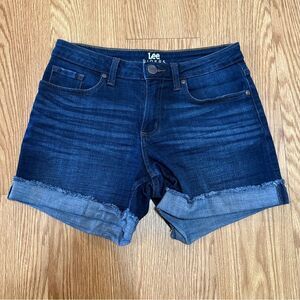 Riders by Lee Indigo Womens Collection Den Shorts  Size 6 - Dark Blue Denim